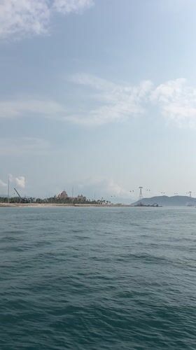 Calm seascape documented at Vietnam heritage area