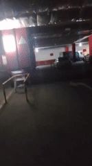 Morning loop through parking, street market, and shopping mall