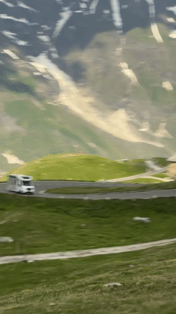 A summer morning on Austria's Grossglockner High Alpine Road