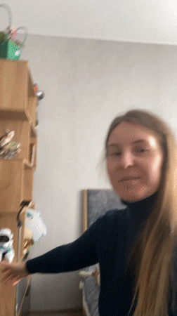 Mother and child capture selfie moment in Noviy, Russia