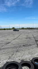 Car drifting and outdoor art observed in Bulgarian village