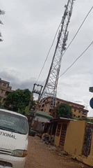 Daily life documented in Nigerian residential neighborhoods