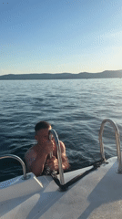 Lazy afternoon on a pedal boat at Lake Turgoyak