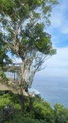 Ocean view captured from elevated position in Kuta Selatan