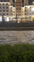 Evening visit captured at Rosa Khutor resort in Russia