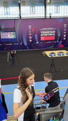 Weightlifting competition held in Blagoveshchensk, Russia