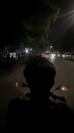 Evening street life captured across Dhaka neighborhoods