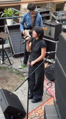 Live courtyard music, tattoo close-ups, and street-level architecture
