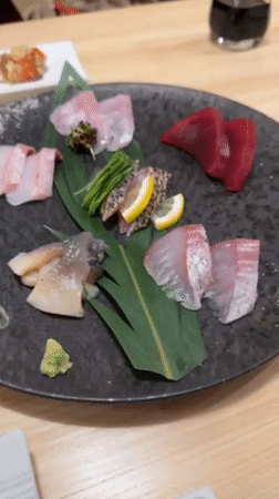 Japanese dining experience documented in Shibuya restaurant