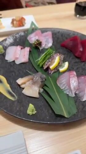 Japanese dining experience documented in Shibuya restaurant