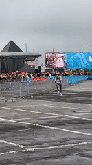 Marathon runners compete in rainy Luxembourg City race