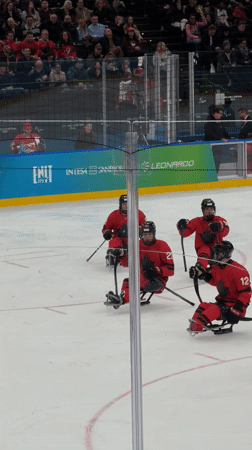 USA leads Canada 1-0 in Milano 2026 sled hockey match