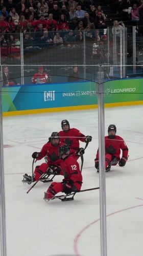 USA leads Canada 1-0 in Milano 2026 sled hockey match