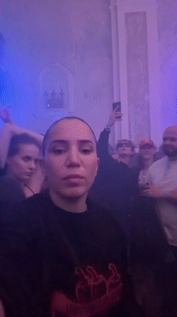 Moscow festival and club nights, one summer evening