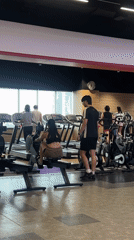Gym session and cool-down in Nong Pa Khrang, Thailand