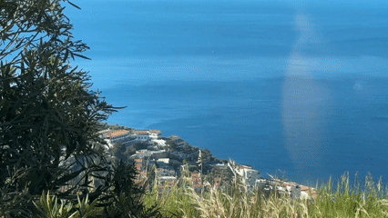 Morning coastal landscape captured from elevated viewpoint in Kaş