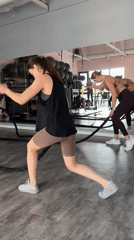 Early morning workout session captured at Ternopil gym
