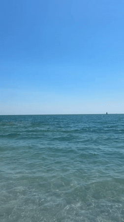 Lazy summer beach morning in Pomorie, Bulgaria