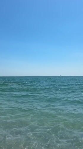 Lazy summer beach morning in Pomorie, Bulgaria