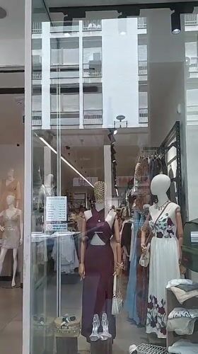 Shopping district window displays documented in Livorno, Italy