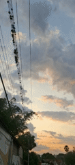 Evening street scenes documented in Tinaquillo, Venezuela