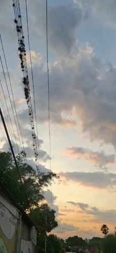 Evening street scenes documented in Tinaquillo, Venezuela