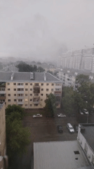 Heavy rain and hail hit Yekaterinburg during afternoon hours