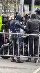Motorcycle Rally Assembles in Saint Petersburg Under Bridge