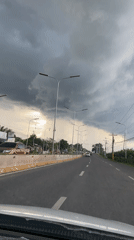 Morning drive recorded on divided road in Hagonoy, Philippines