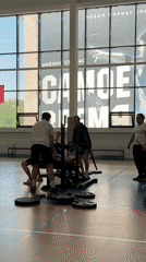 Morning fitness competition held at Votkinsk gymnasium with awards ceremony