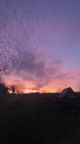 Solar home sunset, social media posts captured in German villages