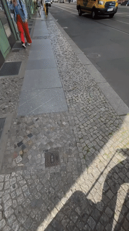 Everyday street scenes captured by witnesses in Berlin