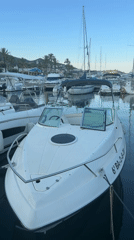 Evening stroll through Sitges marina, boats at rest