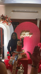 Birthday party celebration captured in Chennai with decorations and cake