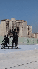 Baku streetscapes mix grand architecture with quirky public sculpture