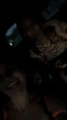 Two women film themselves in car in La Quinta