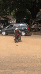 Daily street life documented around Bukuru, Nigeria roundabout