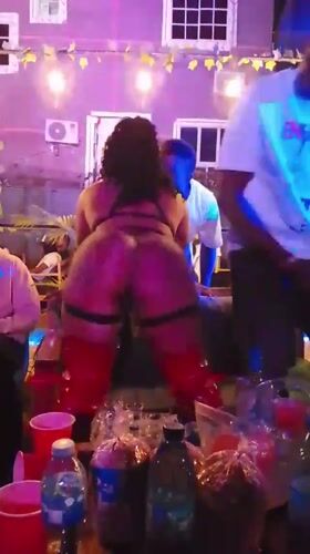 Adult entertainment party documented in Nigeria villages overnight
