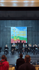Wind orchestra performs in Montana, Bulgaria theater