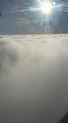 EasyJet passenger documents aerial views over Luxembourg countryside