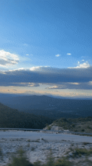 Scenic hillside vista captured on video near Rabrani, Bosnia