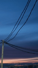 Colorful twilight sky observed in central Russia