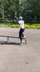 Young skaters gather for tricks at Krasnoyarsk park