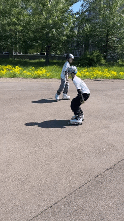 Young skaters gather for tricks at Krasnoyarsk park