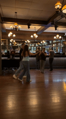 Social dancing event captured at Bangkok bar venue