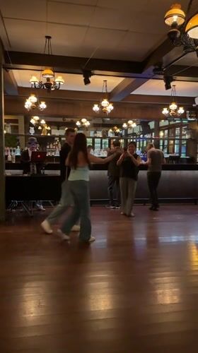 Social dancing event captured at Bangkok bar venue