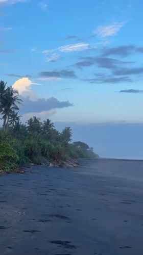 Tranquil beach scene recorded in Selemadeg Barat, Indonesia