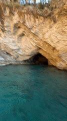 Cave footage captured along Turkey's turquoise coast near Fethiye