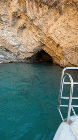 Cave footage captured along Turkey's turquoise coast near Fethiye