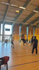 Volleyball matches and practice sessions recorded at Strasbourg gymnasium